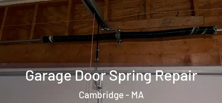  Garage Door Spring Repair Cambridge - MA